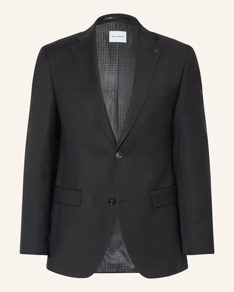Roy Robson Anzugsakko Regular Fit schwarz A007