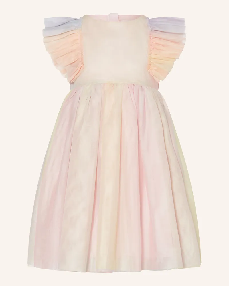 S.Oliver Kleid mit Volants Rosa
