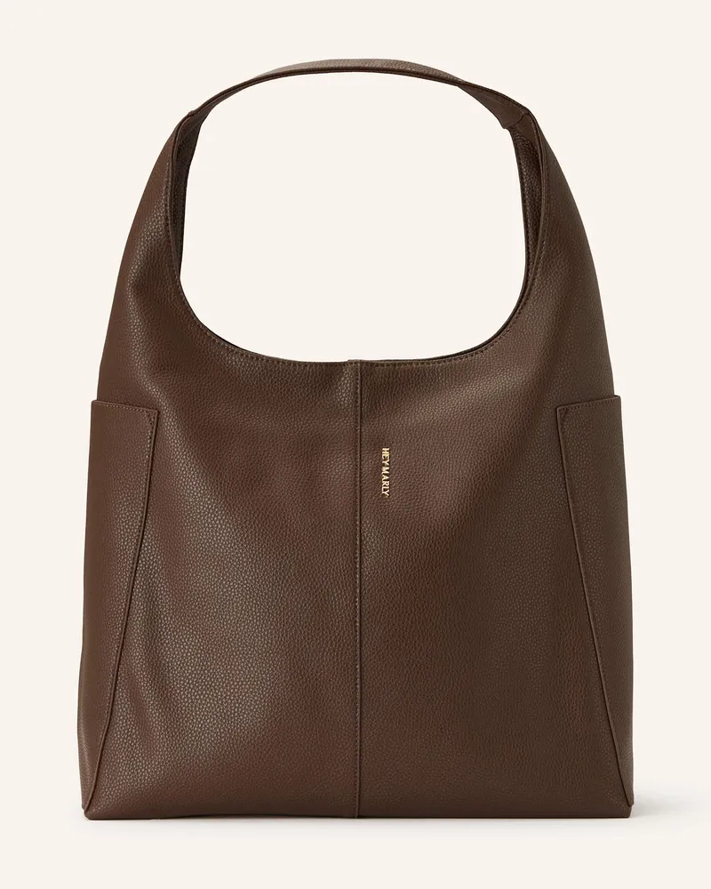 Hey Marly Beuteltasche ALLTIME LOVER LARGE Dunkelbraun