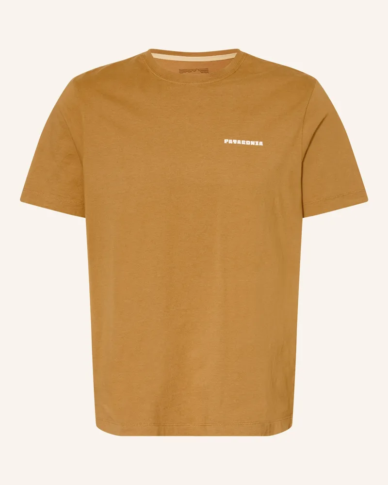 Patagonia T-Shirt braun Cognac