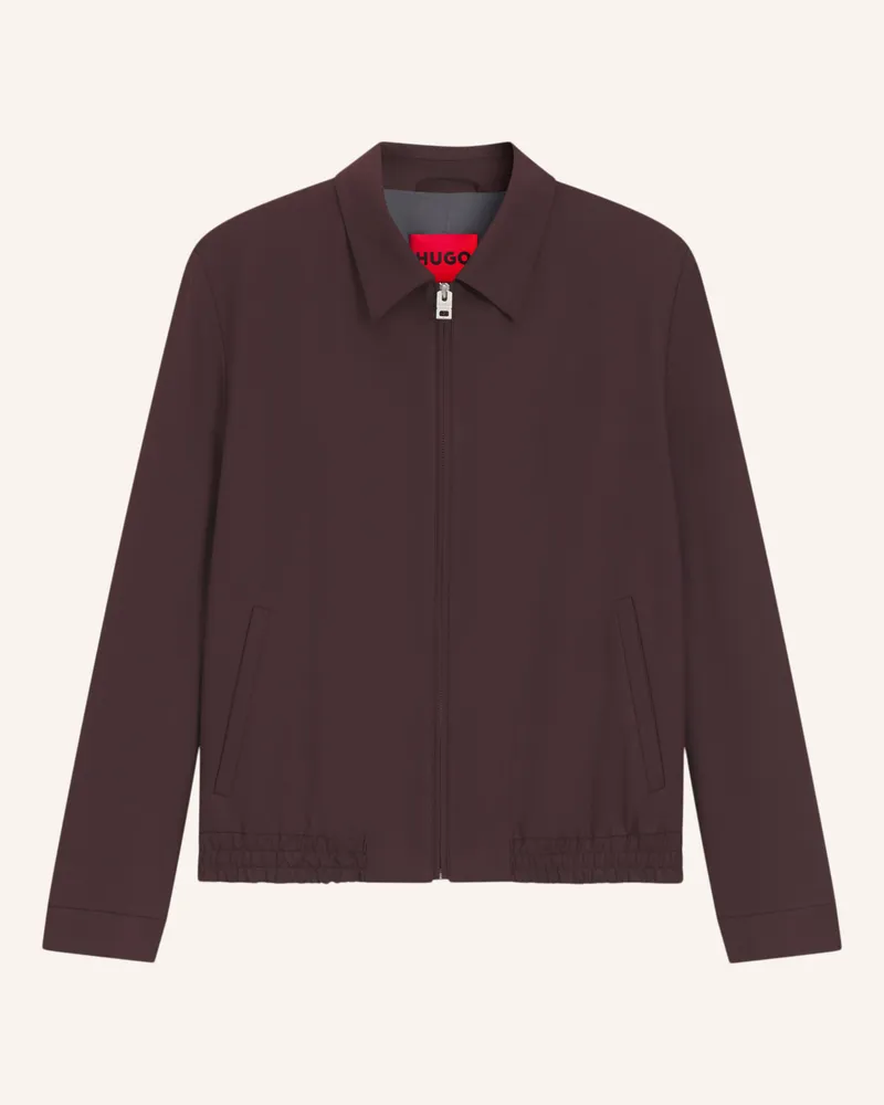 HUGO BOSS Blazer hellys261x Slim Fit braun Hellbraun