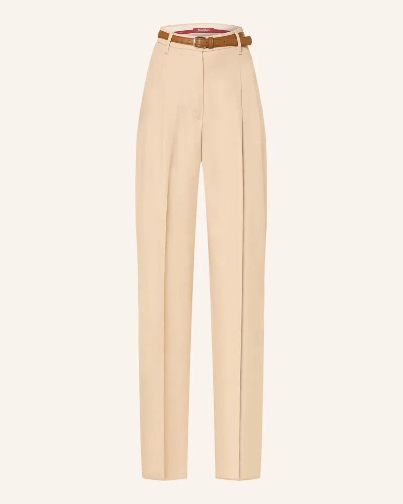 Max Mara Marlenehose Adunco beige Beige