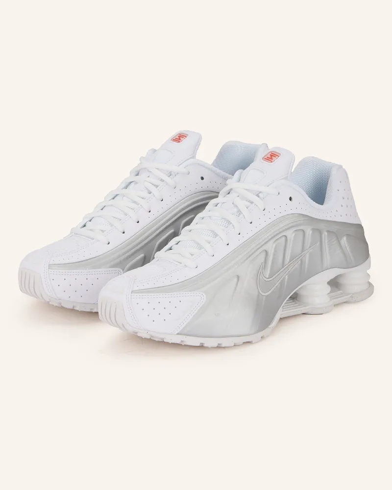 Nike Sneaker Shox r4 weiss Weiss