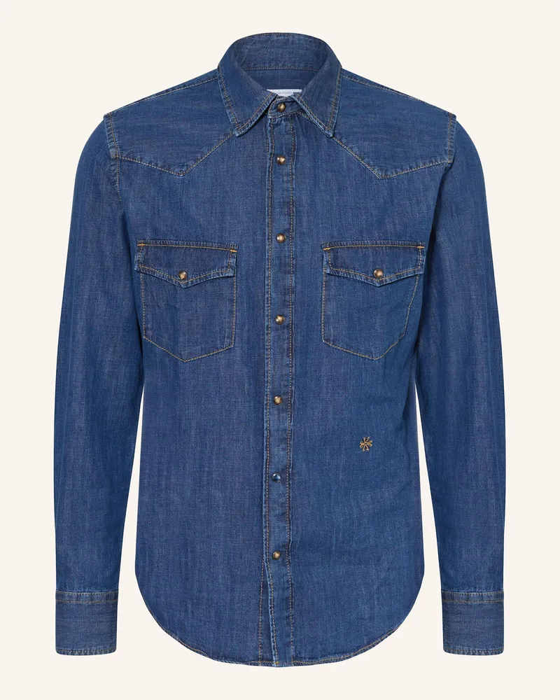 Jacob Cohën Jeanshemd Regular Fit Blau