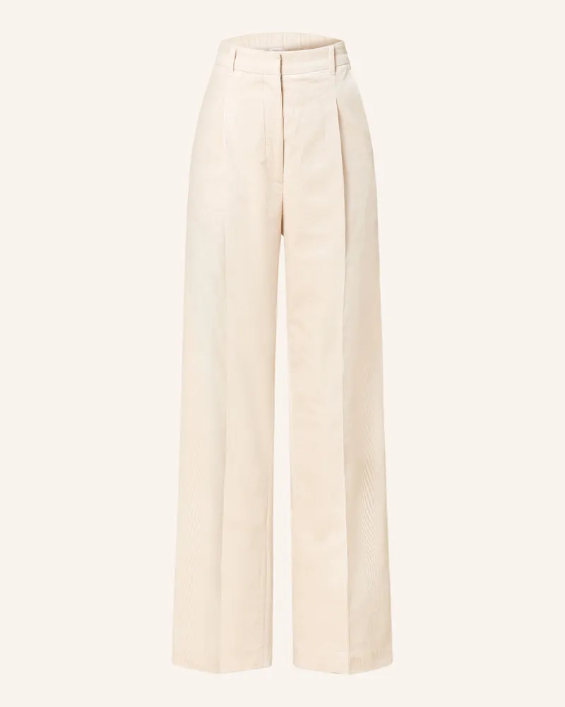 Mrs & HUGS Marlenehose aus Cord Creme