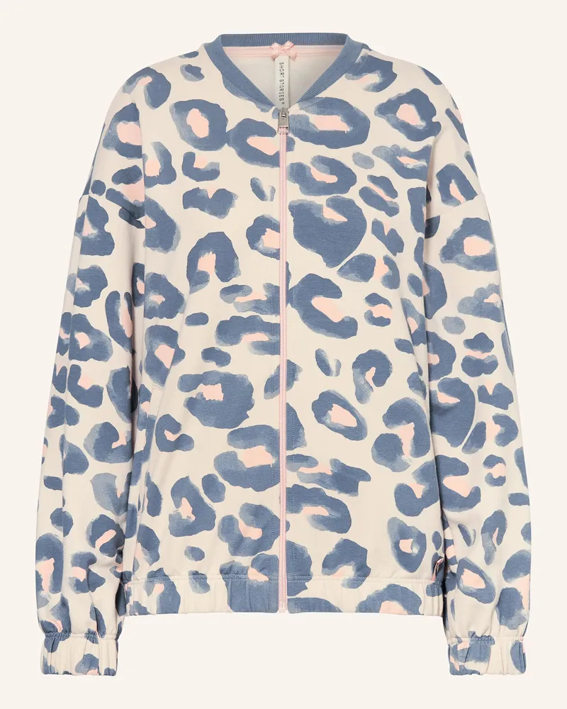 Short Stories Lounge-Sweatjacke Roségold