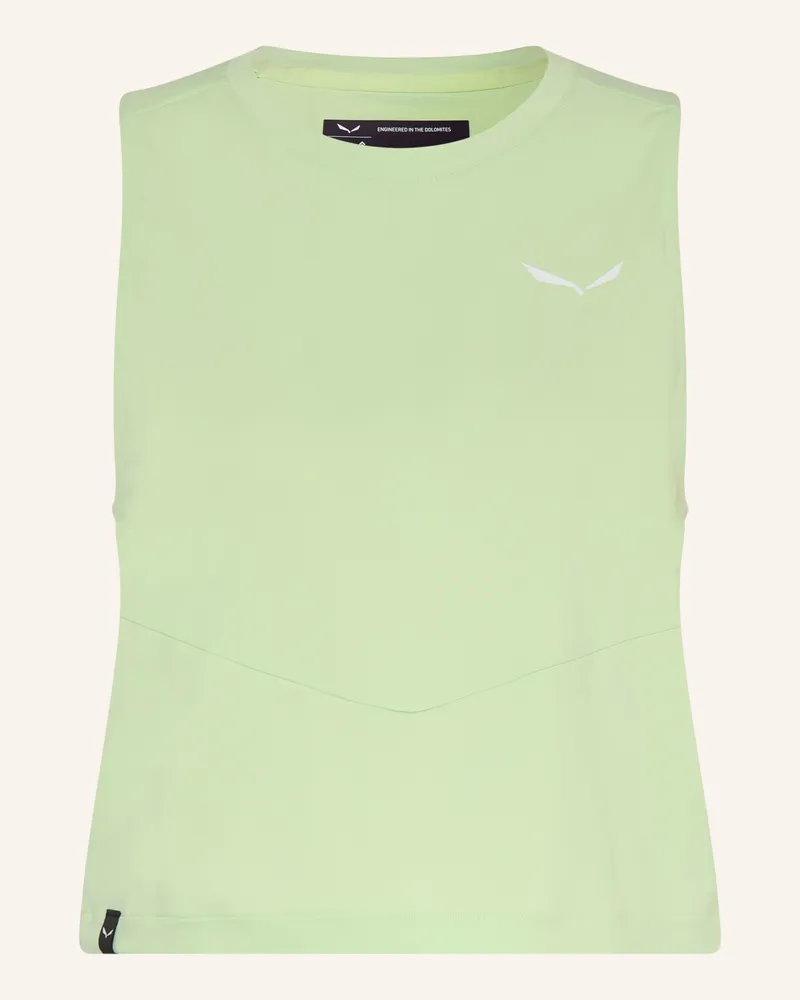 Salewa Tanktop Pedroc Dry Light gruen Hellgrün