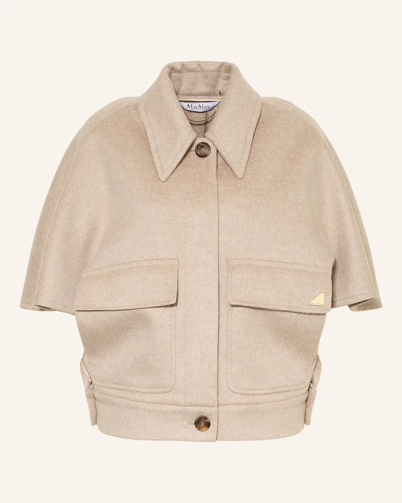 Max Mara Cashmere-Cape Dream grau Beige