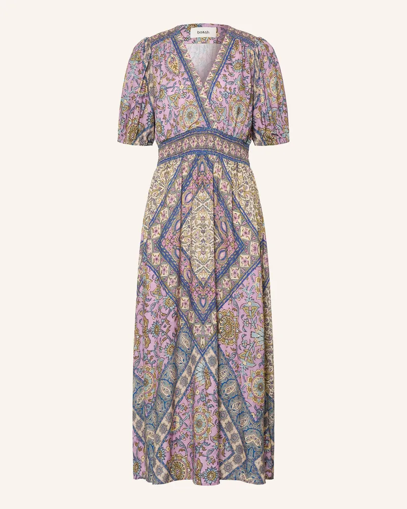 ba&sh Kleid Sidelie In Wickeloptik lila Lila