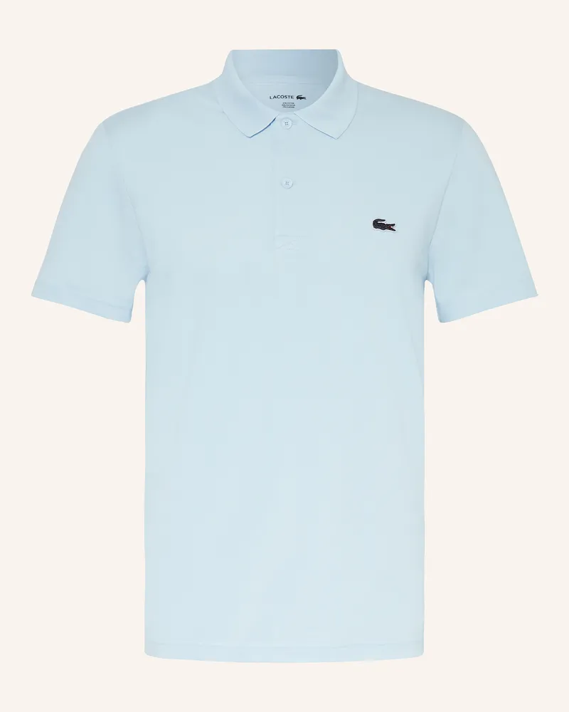 Lacoste Strick-Poloshirt Regular Fit Hellblau