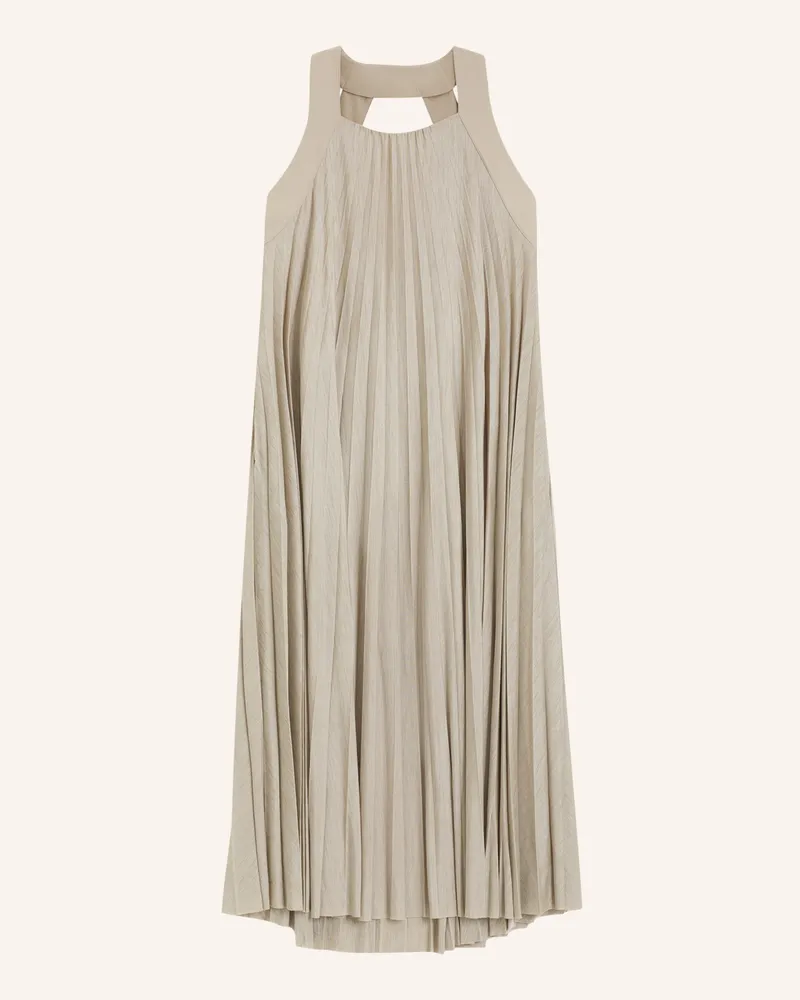 HUGO BOSS Jersey-Kleid EDACKI Relaxed Fit Beige