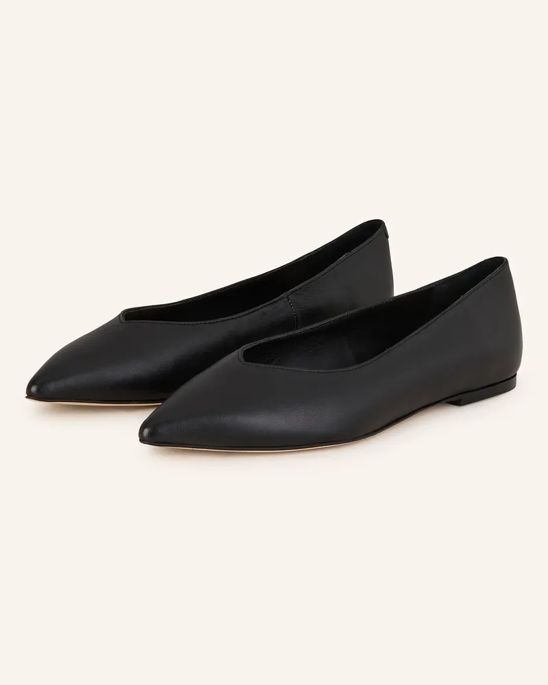 Mrs & HUGS Ballerinas Schwarz