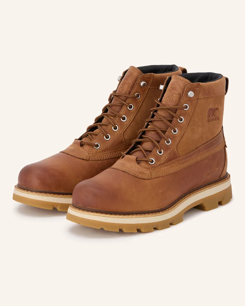 Sorel Schnürboots Lark braun Cognac