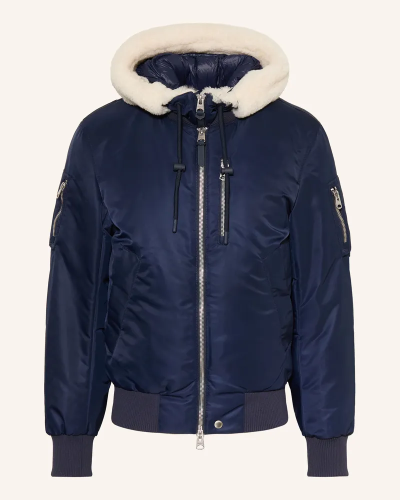 Mackage Daunenblouson August-Z Mit Abnehmbarer Kapuze blau Dunkelblau
