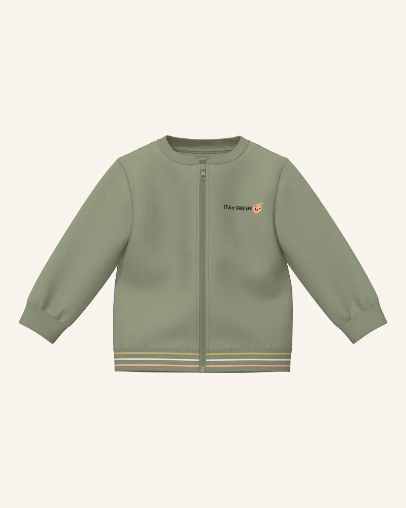 S.Oliver Sweatshirt Jacke gruen 