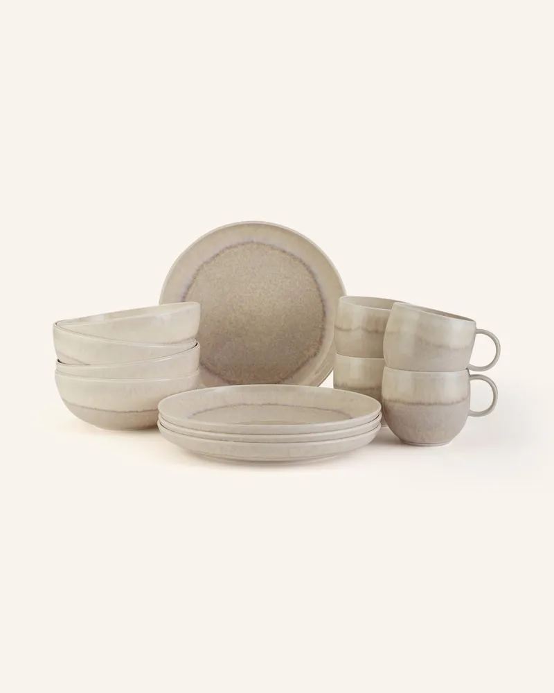 Villeroy & Boch 12-tlg. Geschirrset PERLEMOR SAND Beige