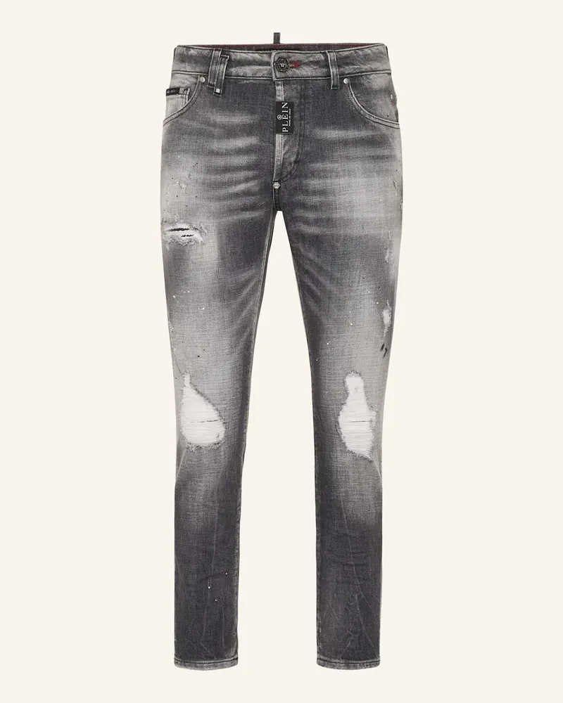 Philipp Plein Jeans Skinny Fit Grau