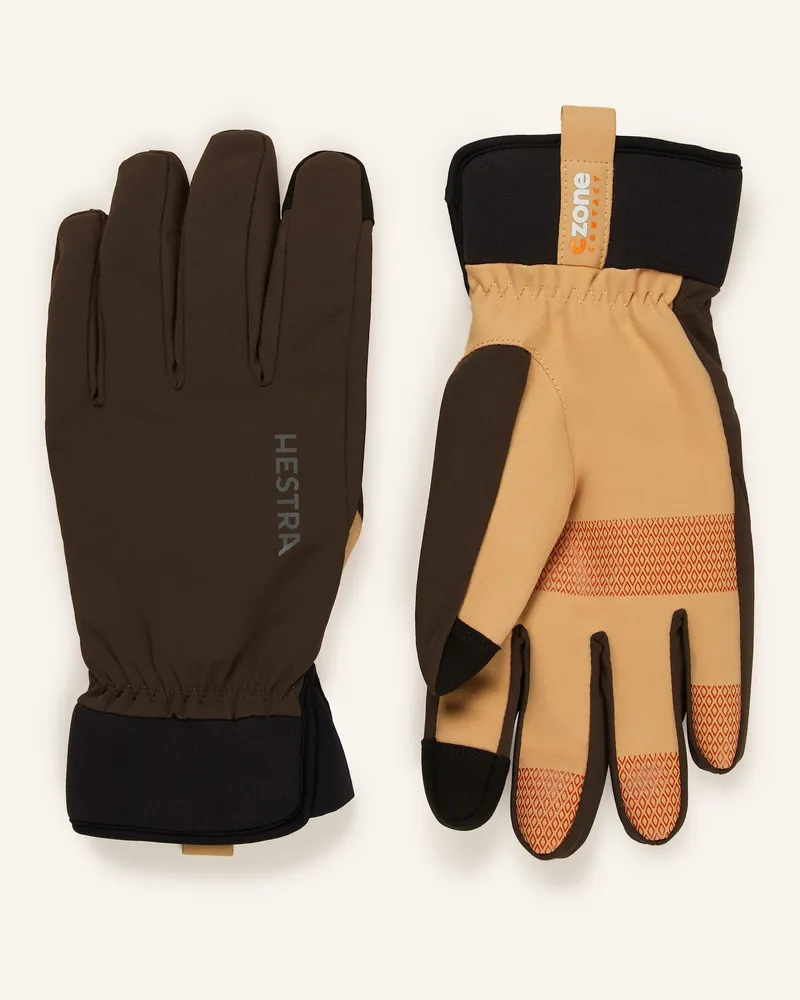 Hestra Multisport-Handschuhe Mit Touchscreen-Funktion gruen Khaki