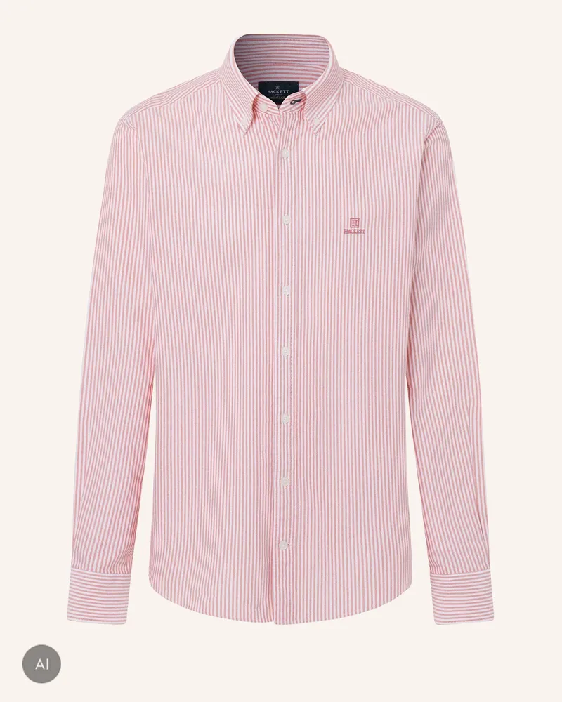 Hackett Freizeithemd Heritage Ess Str Ox rot Rot
