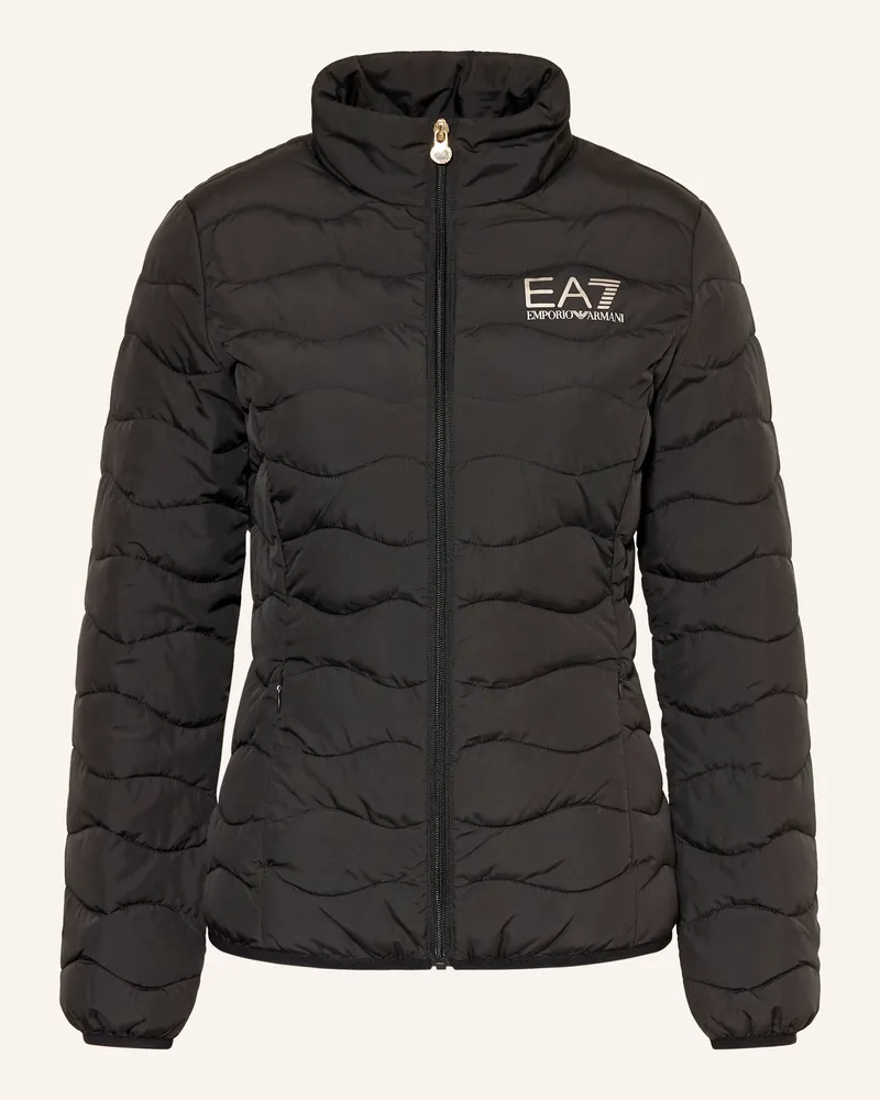 EA7 Steppjacke Train Core schwarz Schwarz