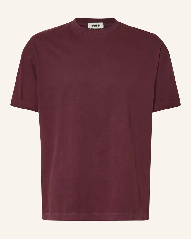 Drykorn T-Shirt Thilo rot Dunkelrot