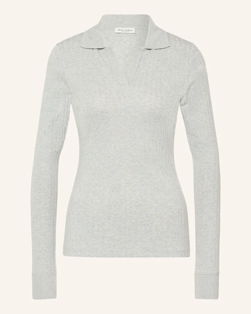 Marc O'Polo Jersey-Poloshirt grau Grau