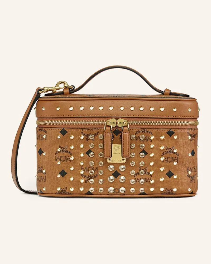 MCM Umhängetasche braun Cognac