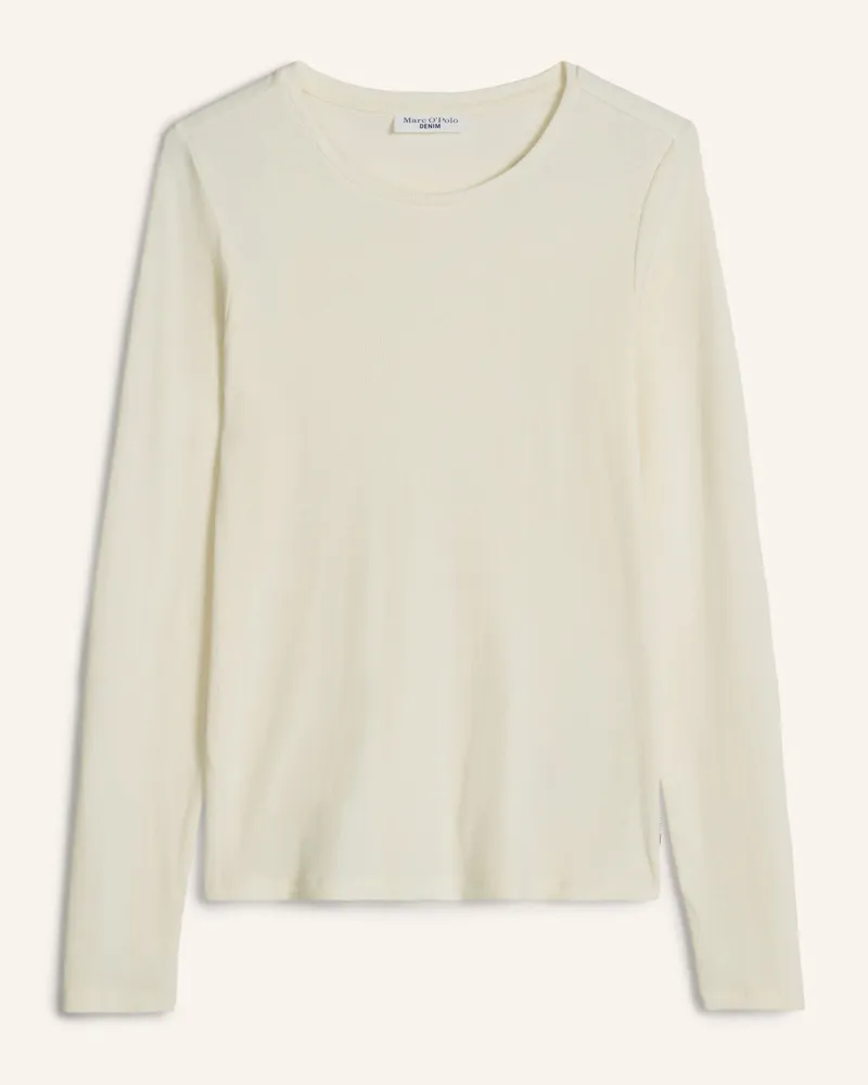 Marc O'Polo Longsleeve weiss Weiss
