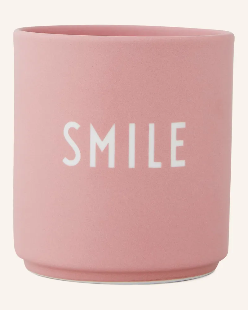 DESIGN LETTERS Becher Smile rosa Rosa