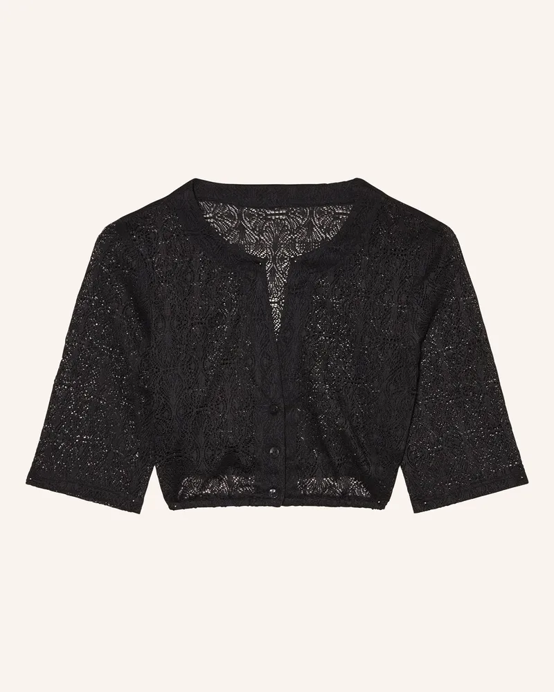 WALDORFF Dirndlbluse aus Spitze Schwarz