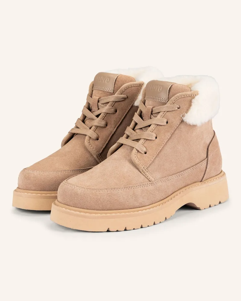 Lloyd Alura 335 L Schnürstiefelette beige Beige
