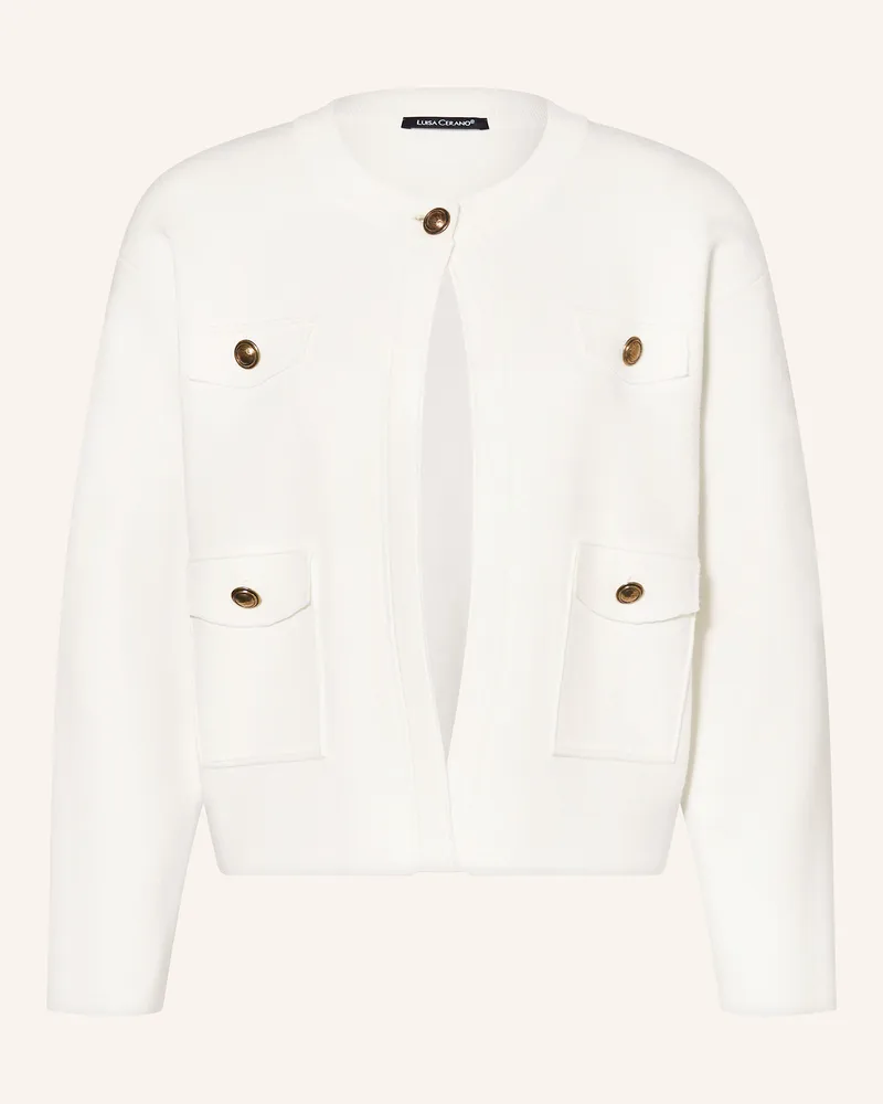 Luisa Cerano Strickhülle weiss Weiss