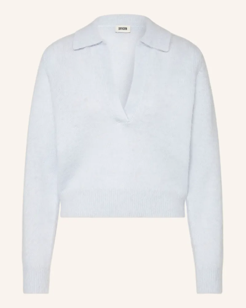 Drykorn Pullover Dylara Mit Alpaka blau Hellblau