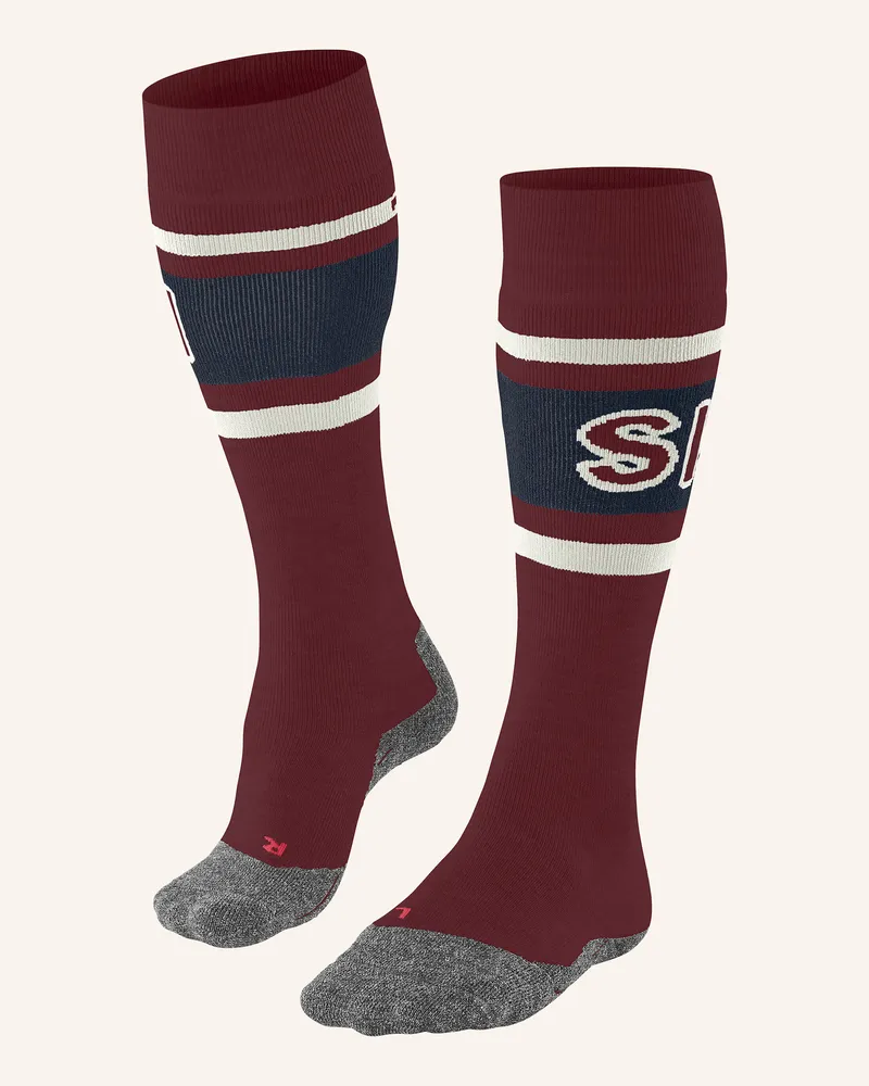 Falke Skisocken SK2 INTERMEDIATE Dunkelrot