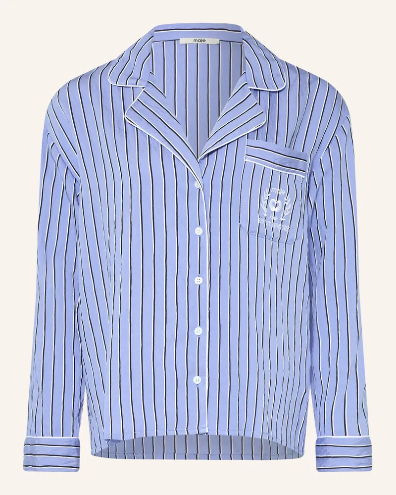 Maje Bluse blau Hellblau