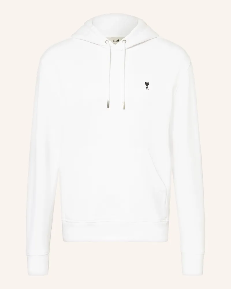 AMI Paris Hoodie weiss Weiss