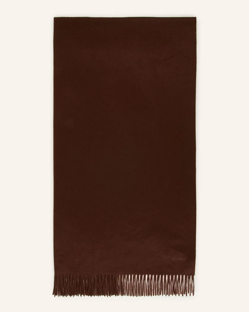 Max Mara Cashmere-Schal Baci braun Dunkelbraun