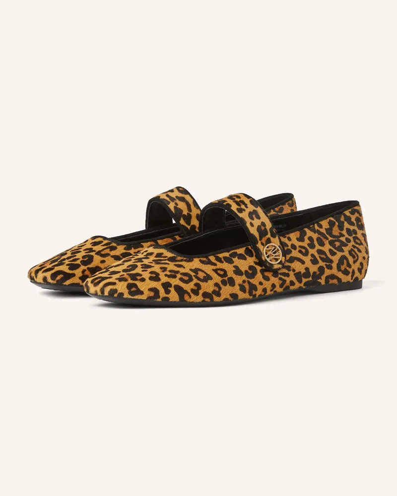 Karl Lagerfeld Flache Schuhe Braun