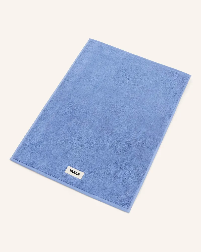 TEKLA Badematte blau Hellblau