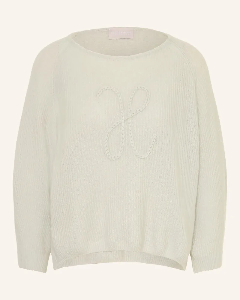 hemisphere Pullover mit Cashmere und 3/4-Arm Mint