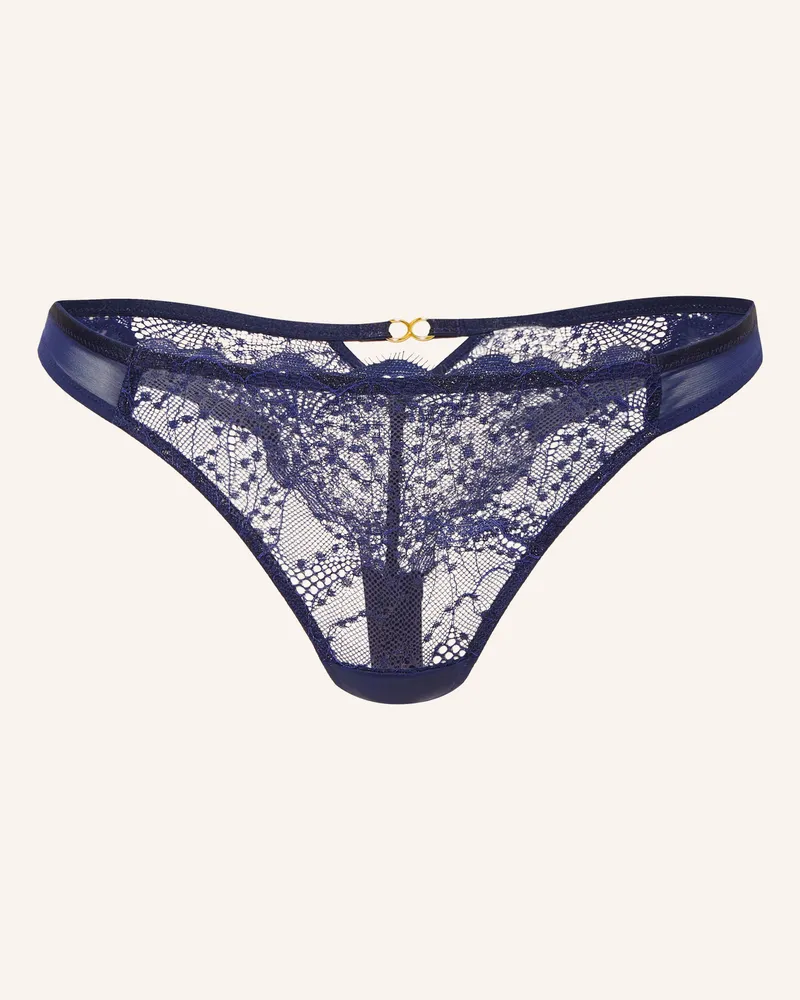 Triumph String Amourette Sparkle blau Dunkelblau