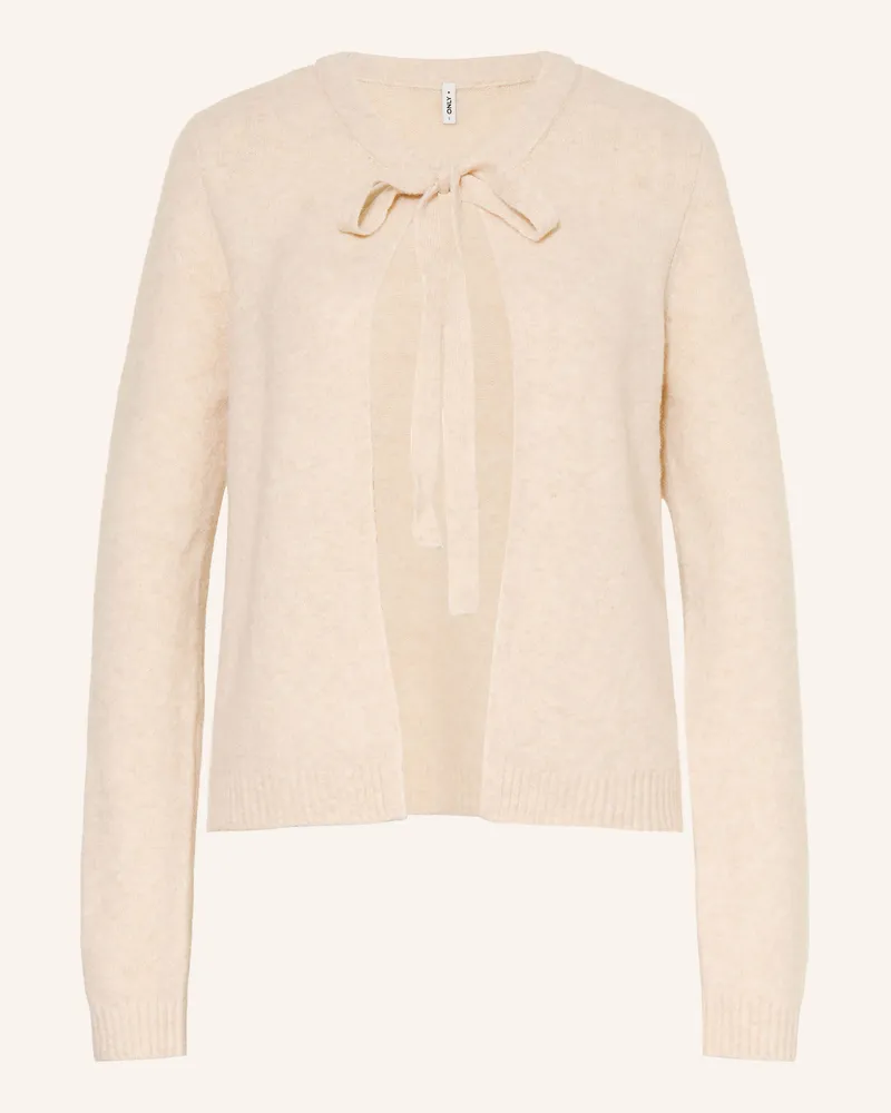 only Strickhülle beige Creme