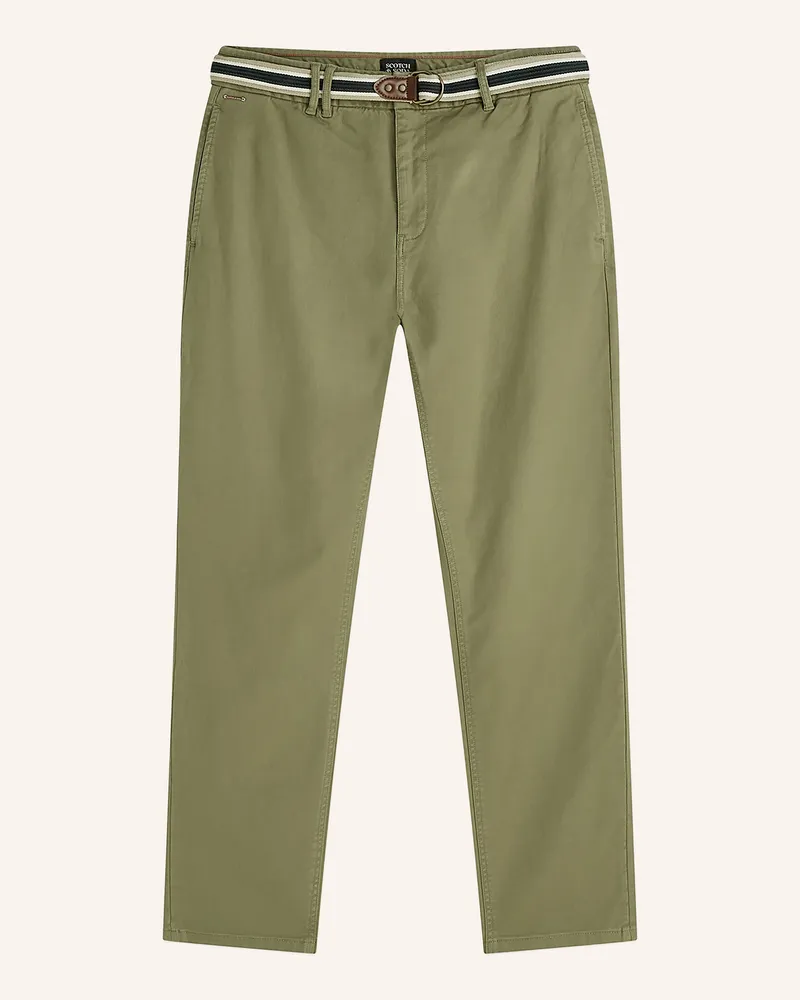 Scotch&Soda Chino Warren Extra Slim Fit gruen Oliv