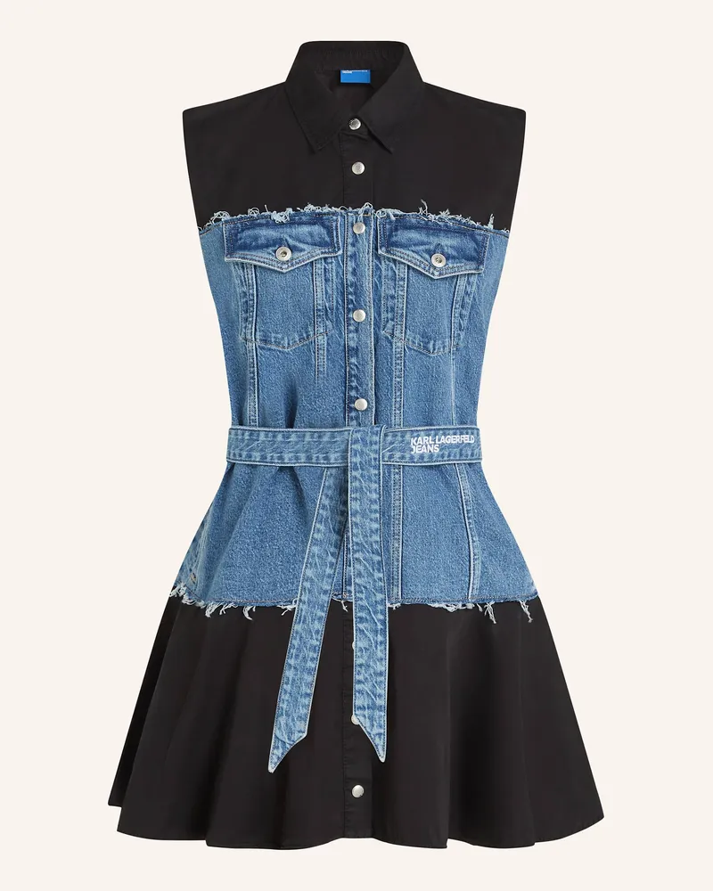 Karl Lagerfeld Kleid blau Blau
