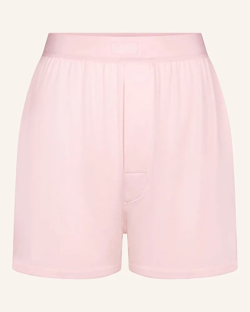 SKIMS Lounge-Shorts Boyfriend rosa Barely