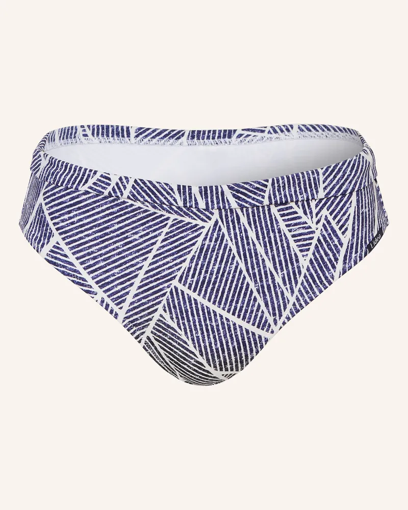 Lidea Basic-Bikini-Hose Indigo Grid blau Dunkelblau