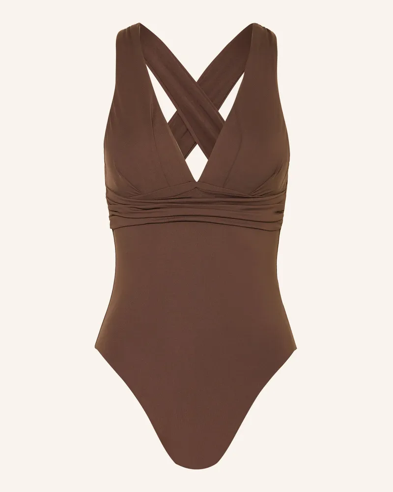 Seafolly Australia Badeanzug Seafolly Collective braun Dunkelbraun