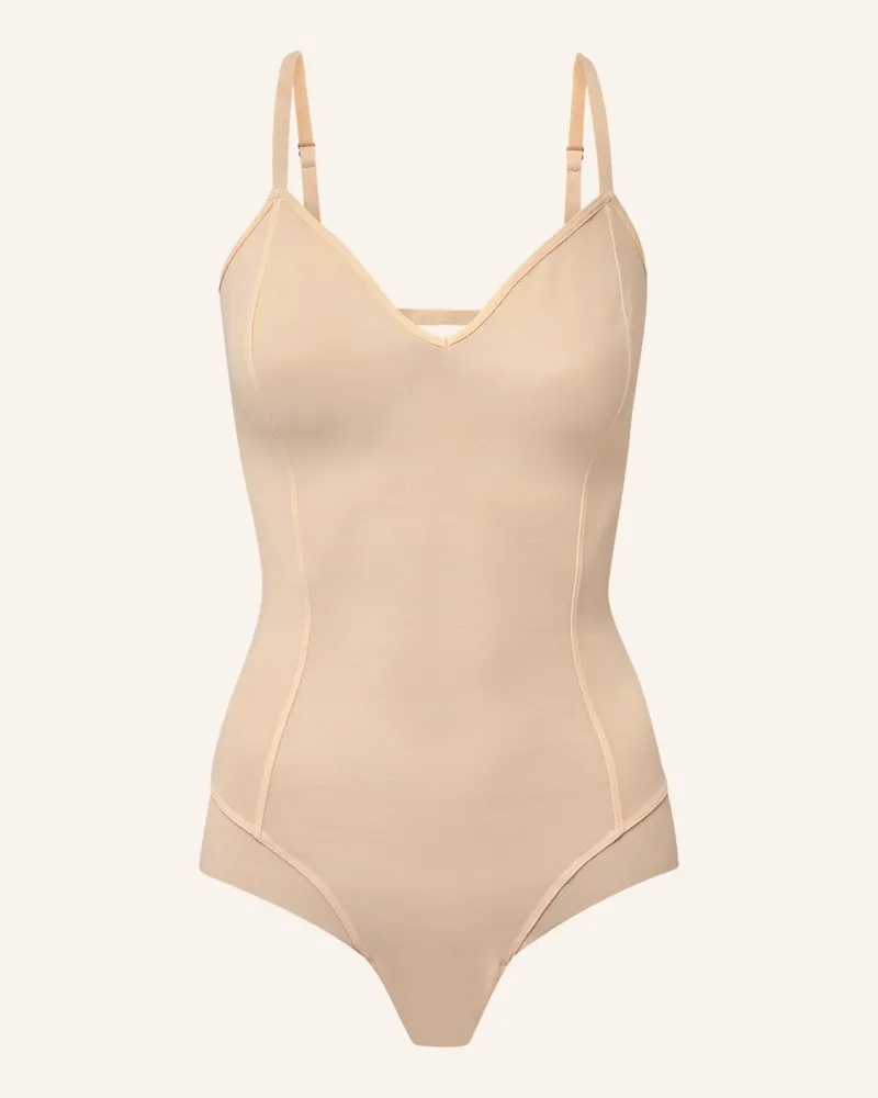 ITEM m6 Shape-Body ALL MESH mit Rückenausschnitt Beige