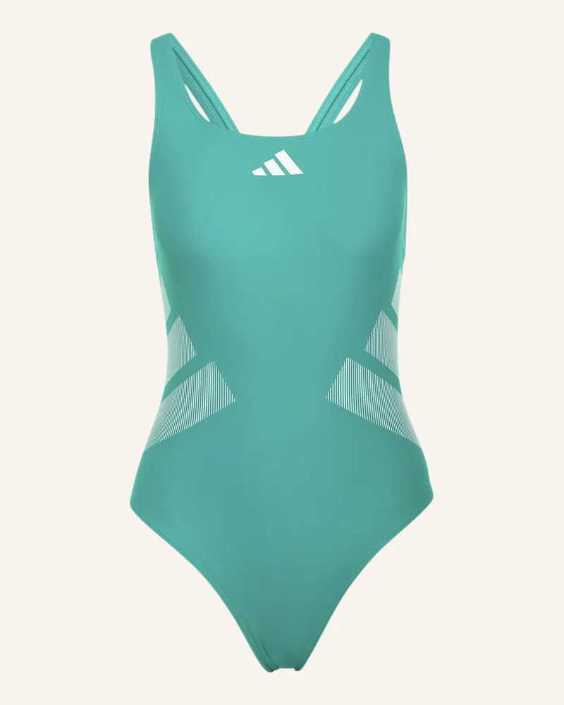 adidas Badeanzug Logo C-Back gruen Grün