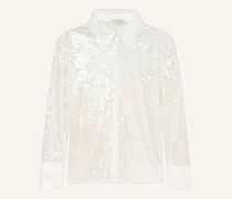 Hemdbluse mit Pailletten